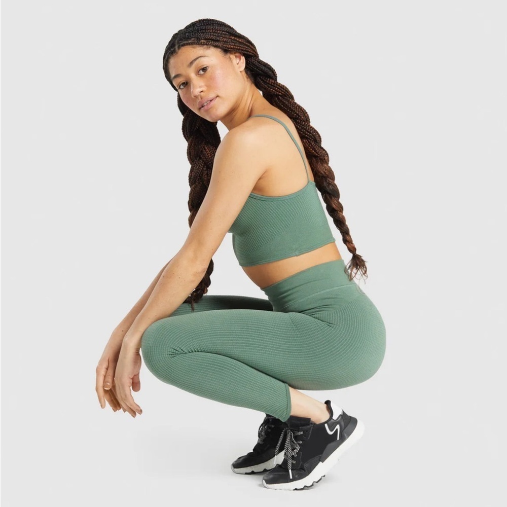 Gymshark M seamless waffle knit leggings